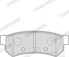 Wagner WBP80014A - Тормозные колодки, дисковые, комплект autospares.lv