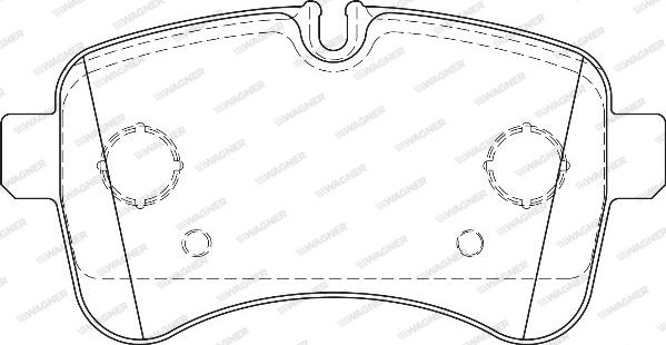 Wagner WBP29232A - Тормозные колодки, дисковые, комплект autospares.lv