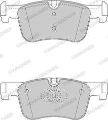 Wagner WBP24912A - Тормозные колодки, дисковые, комплект autospares.lv