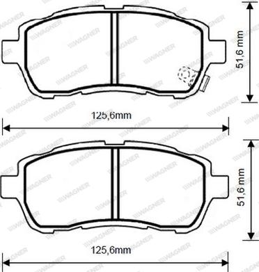 Remsa BPM1281.01 - Тормозные колодки, дисковые, комплект autospares.lv