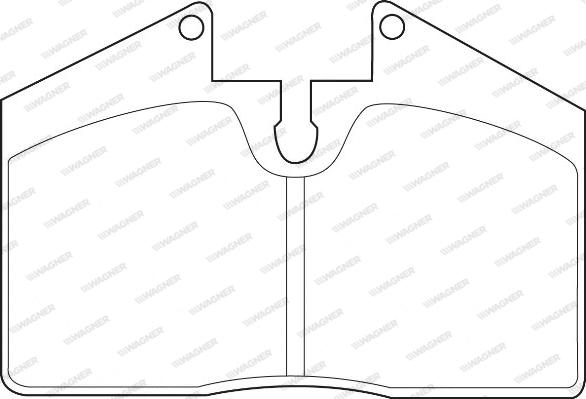 Wagner WBP20877A - Тормозные колодки, дисковые, комплект autospares.lv