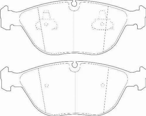 ATE 607183 - Тормозные колодки, дисковые, комплект autospares.lv