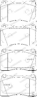 Wagner WBP23092C - Тормозные колодки, дисковые, комплект autospares.lv