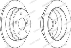 Maxtech 873524.0080 - Тормозной диск autospares.lv