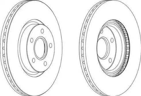 Febi Bilstein 24566 - Тормозной диск autospares.lv