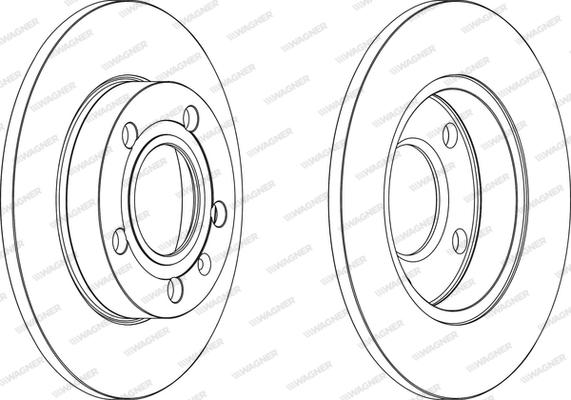 DJ Parts BD1905 - Тормозной диск autospares.lv