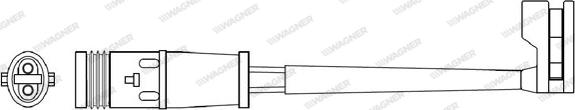 Wagner WWI311 - Сигнализатор, износ тормозных колодок autospares.lv