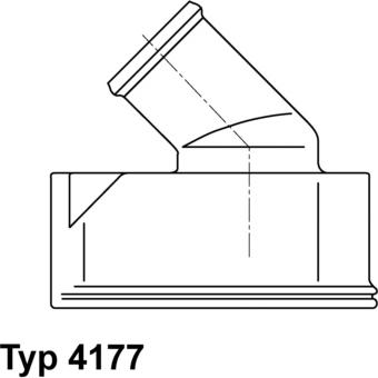 WAHLER 4177.92D - Термостат охлаждающей жидкости / корпус autospares.lv