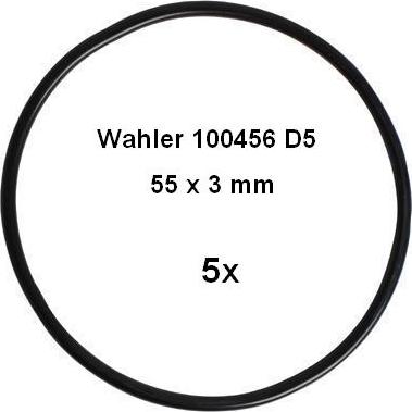 WAHLER 100456D5 - Прокладка, трубка клапана возврата ОГ autospares.lv