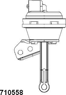 WAHLER 7105.58 - Клапан вакуумного управления, рециркуляция ОГ autospares.lv