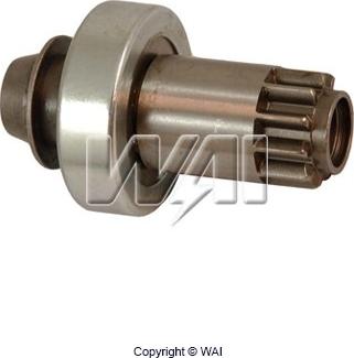 WAI 54-9453 - Ведущая шестерня, бендикс, стартер autospares.lv