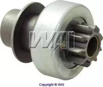 WAI 54-9402 - Ведущая шестерня, бендикс, стартер autospares.lv