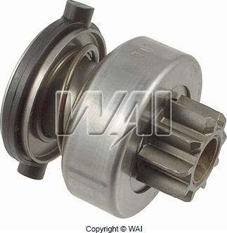 WAI 54-9195-ZEN - Ведущая шестерня, бендикс, стартер autospares.lv