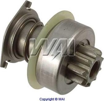 WAI 54-9143 - Ведущая шестерня, бендикс, стартер autospares.lv