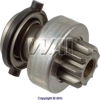 WAI 54-9156 - Ведущая шестерня, бендикс, стартер autospares.lv