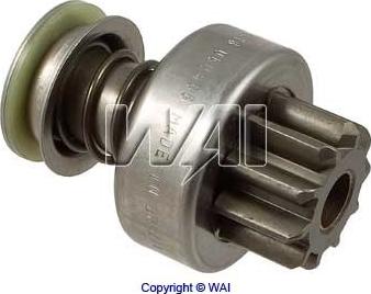 WAI 54-9151 - Ведущая шестерня, бендикс, стартер autospares.lv