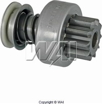 WAI 54-9153-ZEN - Ведущая шестерня, бендикс, стартер autospares.lv