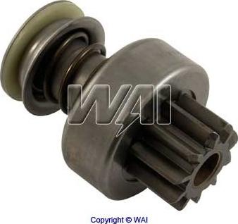 WAI 54-91145 - Ведущая шестерня, бендикс, стартер autospares.lv