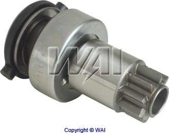 WAI 54-91104 - Ведущая шестерня, бендикс, стартер autospares.lv