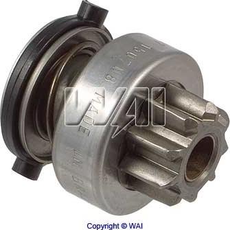 WAI 54-91101 - Ведущая шестерня, бендикс, стартер autospares.lv