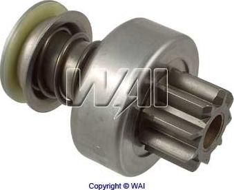 WAI 54-9110 - Ведущая шестерня, бендикс, стартер autospares.lv