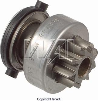 WAI 54-91113-ZEN - Ведущая шестерня, бендикс, стартер autospares.lv