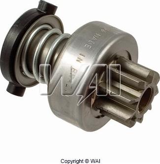 WAI 54-91130-ZEN - Ведущая шестерня, бендикс, стартер autospares.lv