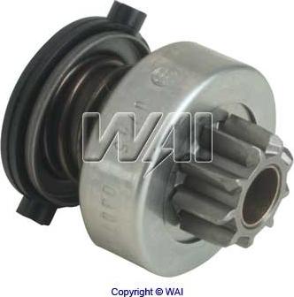 WAI 54-91129 - Ведущая шестерня, бендикс, стартер autospares.lv