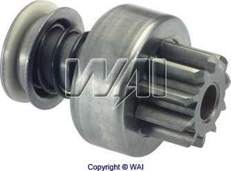 WAI 54-9112 - Ведущая шестерня, бендикс, стартер autospares.lv