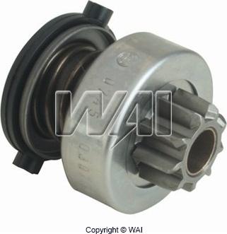 WAI 54-9112 - Ведущая шестерня, бендикс, стартер autospares.lv