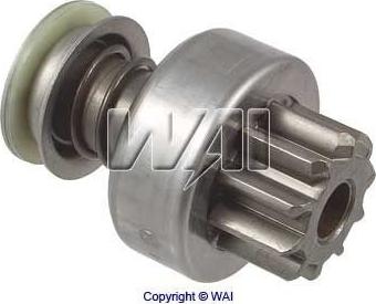 WAI 54-9112 - Ведущая шестерня, бендикс, стартер autospares.lv