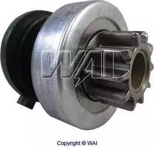 WAI 54-91178 - Ведущая шестерня, бендикс, стартер autospares.lv