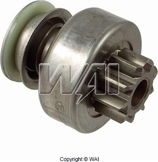 WAI 54-9117-ZEN - Ведущая шестерня, бендикс, стартер autospares.lv