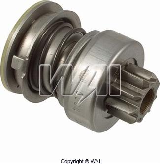 WAI 54-9126-ZEN - Ведущая шестерня, бендикс, стартер autospares.lv