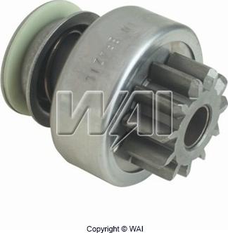 WAI 54-9120-ZEN - Ведущая шестерня, бендикс, стартер autospares.lv