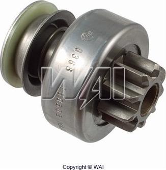 WAI 54-9121-ZEN - Ведущая шестерня, бендикс, стартер autospares.lv