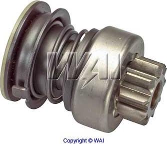 WAI 54-9127 - Ведущая шестерня, бендикс, стартер autospares.lv