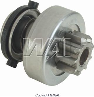 WAI 54-9176-ZEN - Ведущая шестерня, бендикс, стартер autospares.lv