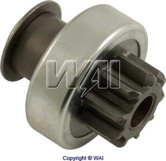 WAI 54-9309 - Ведущая шестерня, бендикс, стартер autospares.lv