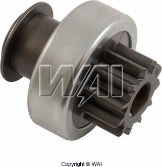 WAI 54-9318-ZEN - Ведущая шестерня, бендикс, стартер autospares.lv