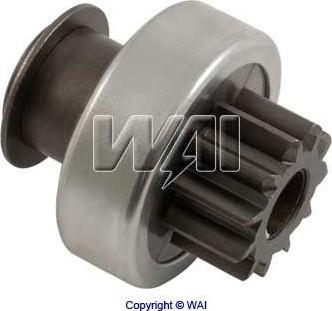 WAI 54-9318 - Ведущая шестерня, бендикс, стартер autospares.lv