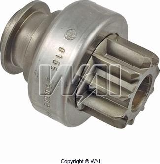 WAI 54-9200-ZEN - Ведущая шестерня, бендикс, стартер autospares.lv