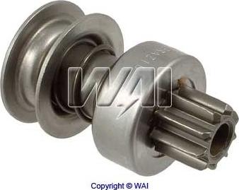 WAI 54-101 - Ведущая шестерня, бендикс, стартер autospares.lv