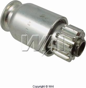 WAI 54-118-ZEN - Ведущая шестерня, бендикс, стартер autospares.lv