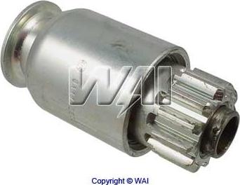 WAI 54-118 - Ведущая шестерня, бендикс, стартер autospares.lv