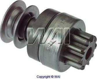 WAI 54-113-D - Ведущая шестерня, бендикс, стартер autospares.lv