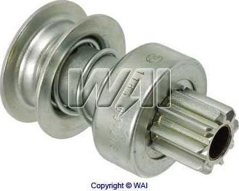 WAI 54-180 - Ведущая шестерня, бендикс, стартер autospares.lv