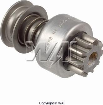 WAI 54-131-S-ZEN - Ведущая шестерня, бендикс, стартер autospares.lv