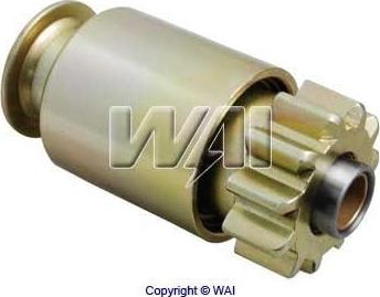 WAI 54-123 - Ведущая шестерня, бендикс, стартер autospares.lv