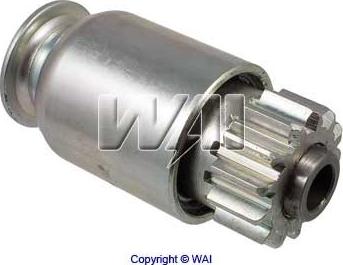 WAI 54-122 - Ведущая шестерня, бендикс, стартер autospares.lv